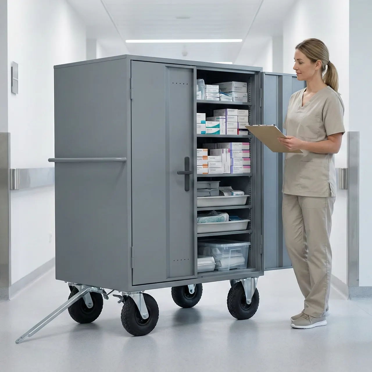 Biga Eternity carrello porta medicine ospedale Biga Eternity carrello porta medicine ospedale