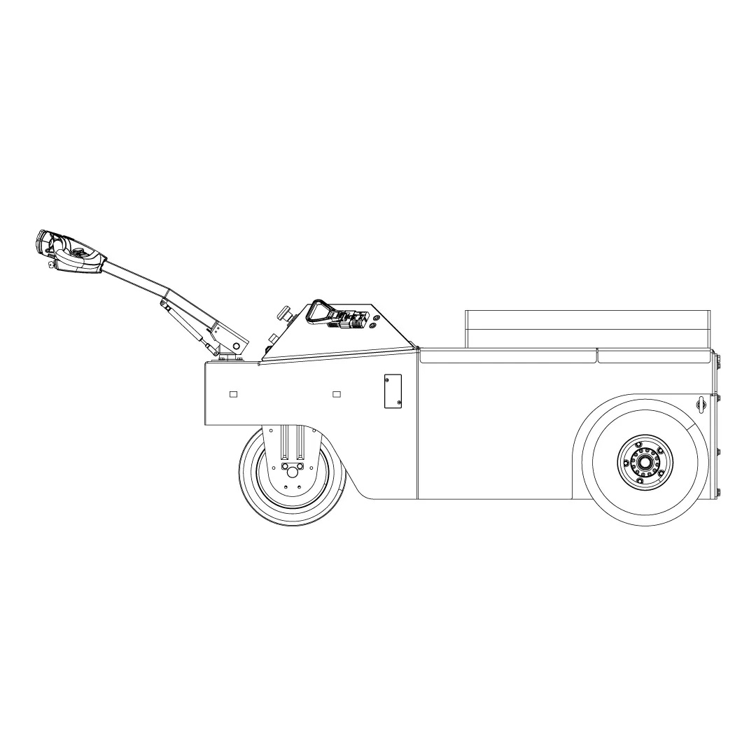 Biga Trainatore Vista Laterale MM 3XL40TO Biga Trainatore Vista Laterale MM 3XL40TO