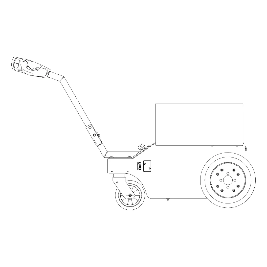 Biga Trainatore Vista Laterale MM XL75