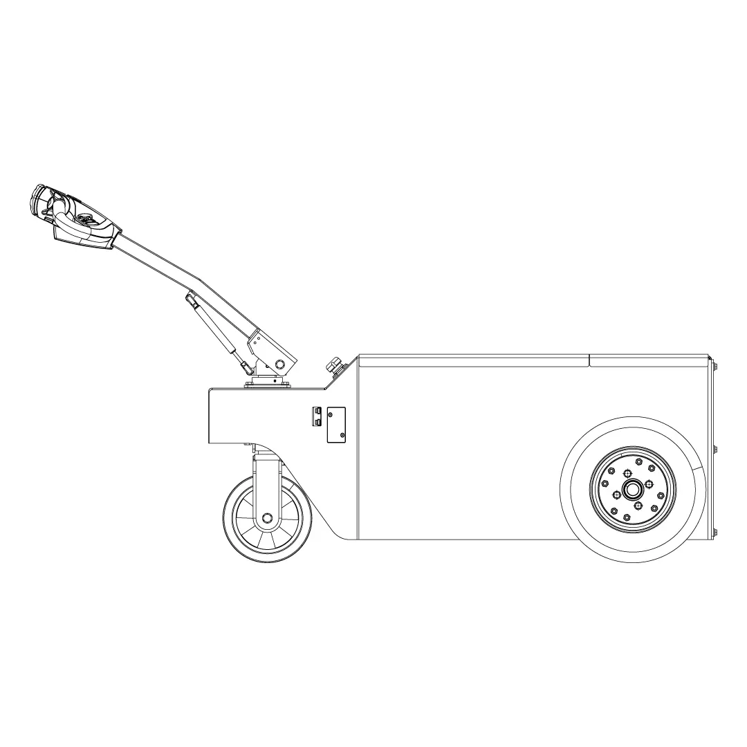 Biga Trainatore Vista Laterale MM XXL10TO