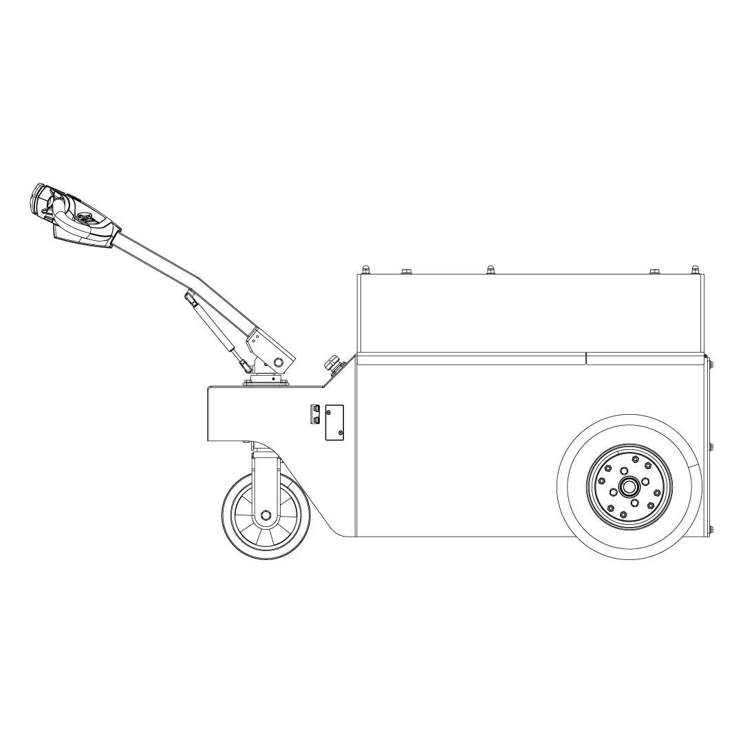 Biga Trainatore Vista Laterale MM XXL20TO