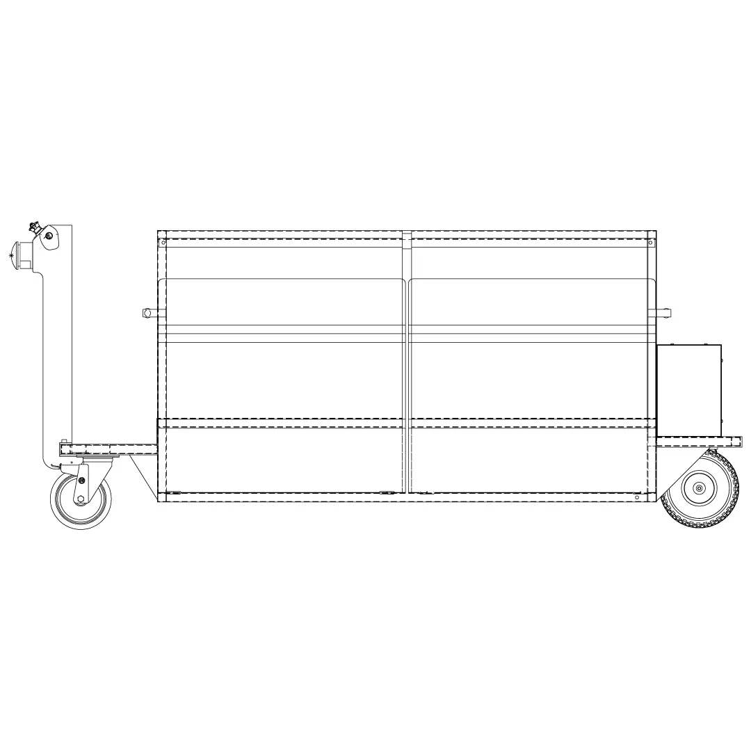 Biga Trasporto Vista Laterale FOOT 500 RIB