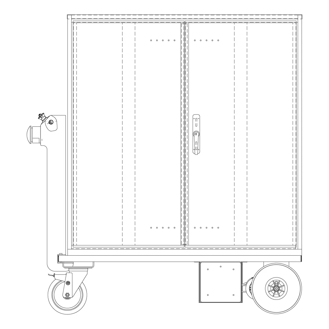 Biga Trasporto Vista Laterale FOOT BOX Biga Trasporto Vista Laterale FOOT BOX