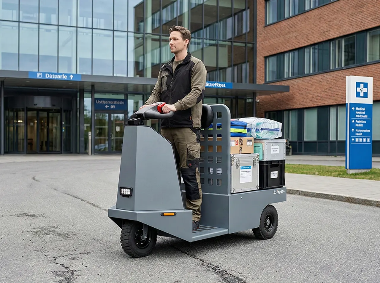 biga trattore elettrico per il trasporto di persone biga trattore elettrico per il trasporto di persone